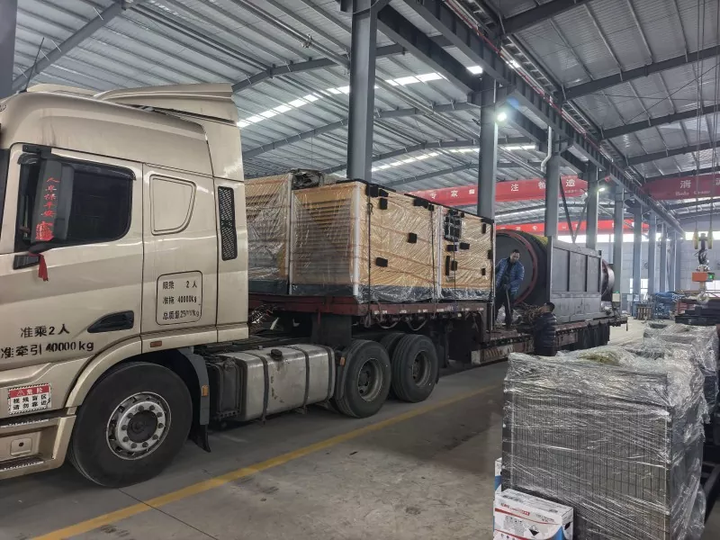 Jinqi Mining Makineriak danborrak bereizteko eta eusteko ekipamendu sorta bat bidaltzen du Errusiara